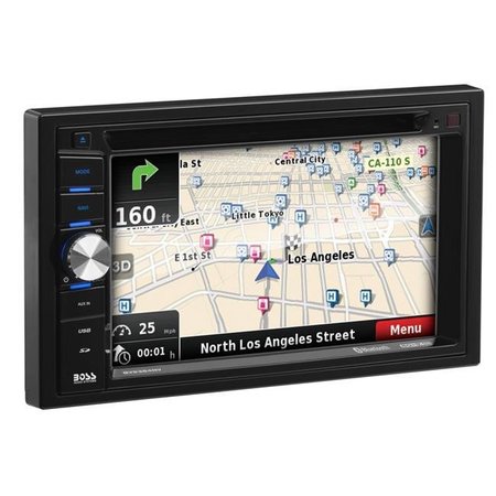 BOSS AUDIO Boss Audio Systems BV9384NV Double-Din 6.2 in. Touchscreen Dvd Player Receiver Gps Navigation; Bluetooth; Wireless Remote BV9384NV